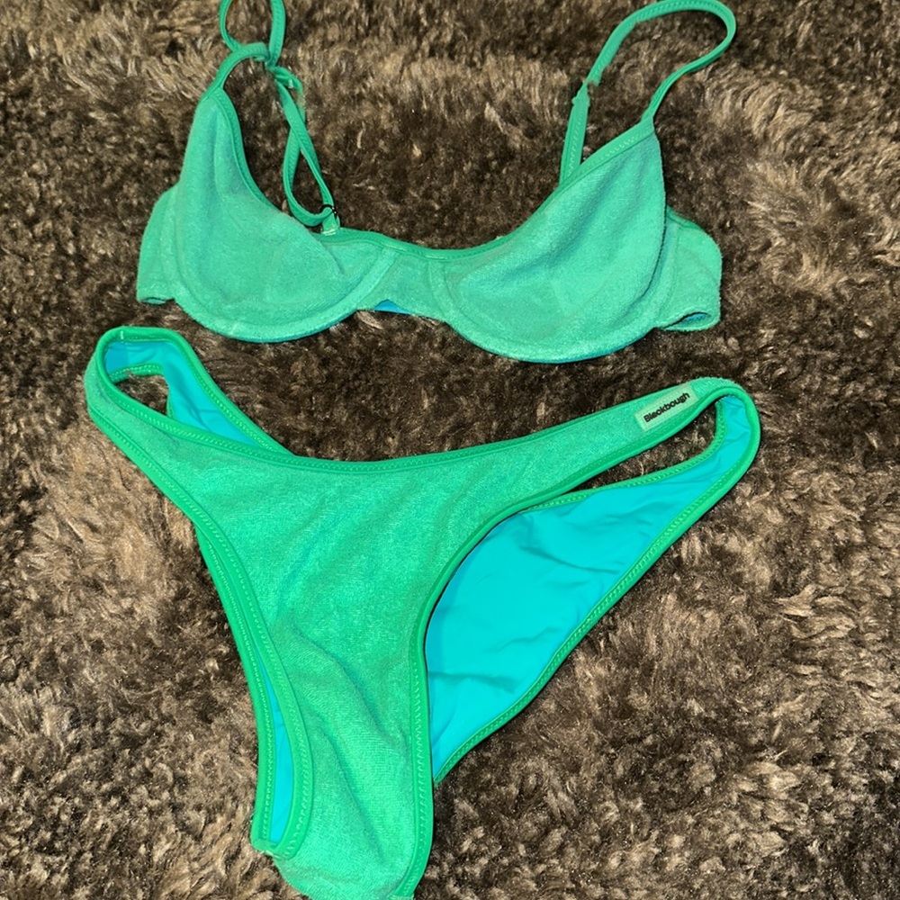 Blackbough terry cloth bikini